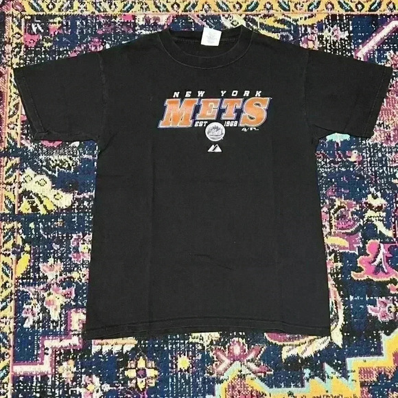 New York Mets Majestic 2007 T-Shirt Size Medium - Picture 1 of 1